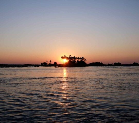 Sunset on the Zambezi