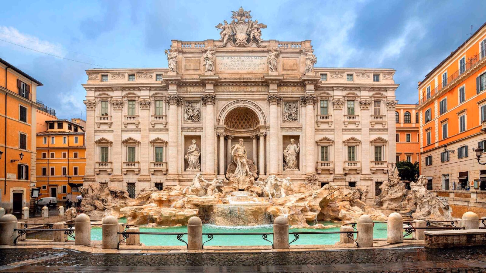 The Trevi Fountain in Rome