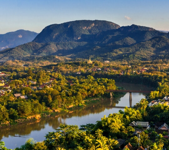 The Mekong River in Luang Prabang, Laos