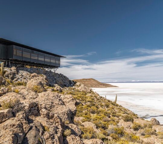 Explora Uyuni lodge in the Salar de Uyuni salt flats, Bolivia