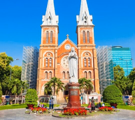 Notre Dame Cathedral in Ho Chi Minh City, Vietnam
