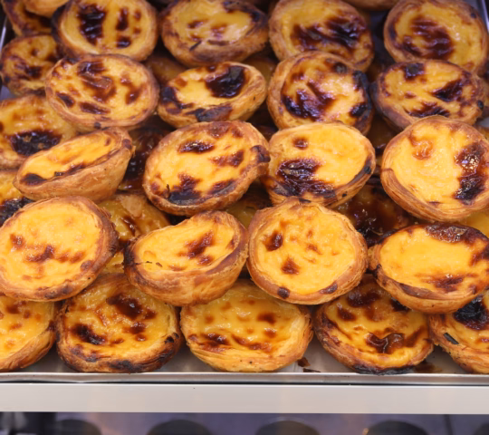 The pastel de nata, Portugal's famous egg custard tart