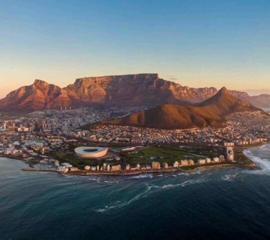 Aerial view of Cape Town, South Africa