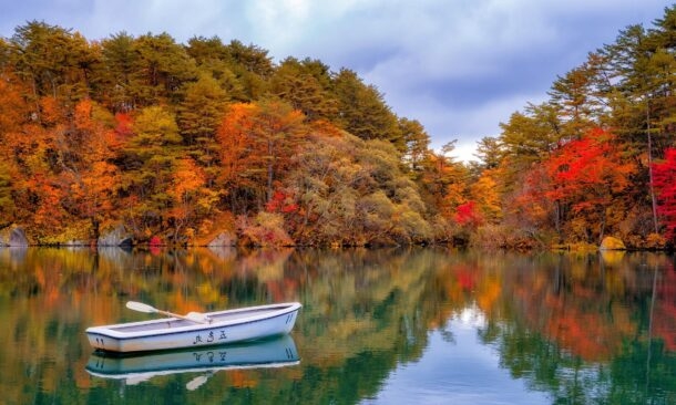 Goshikinuma Ponds, 5 colors ponds in Fukushima, Japan