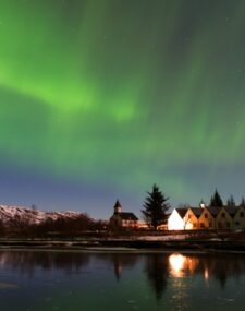 Glaciers and Northern Lights