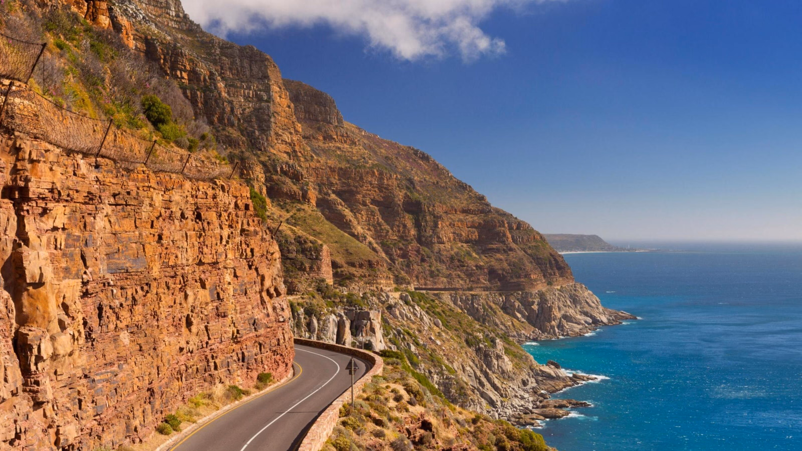 Chapman's Peak Drive near Cape Town in South Africa