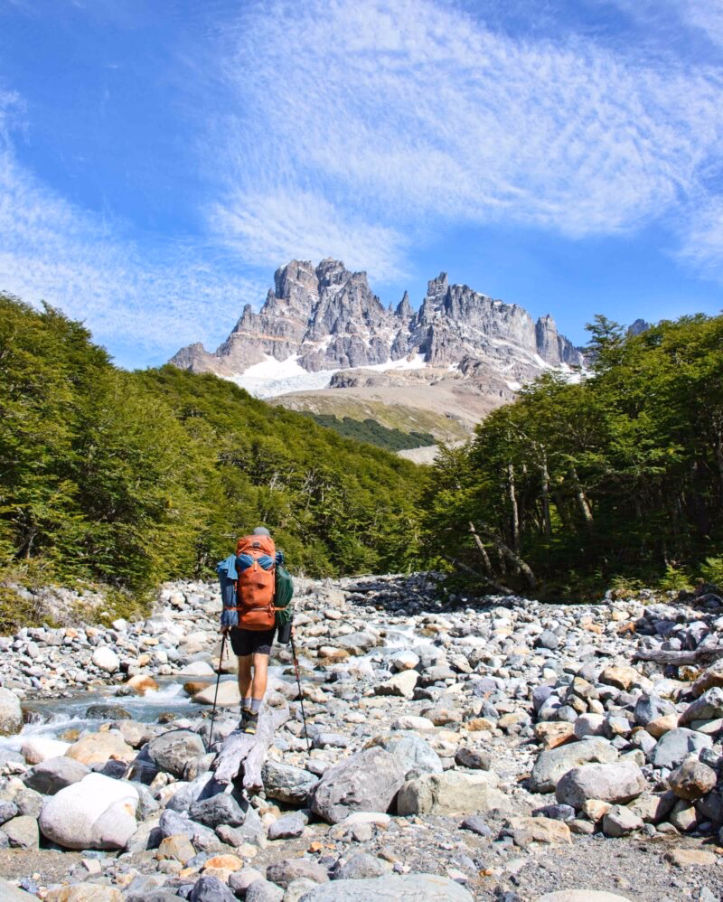Trekking in the beautiful Cerro Castillo Reserve, Aysen, Patagonia
