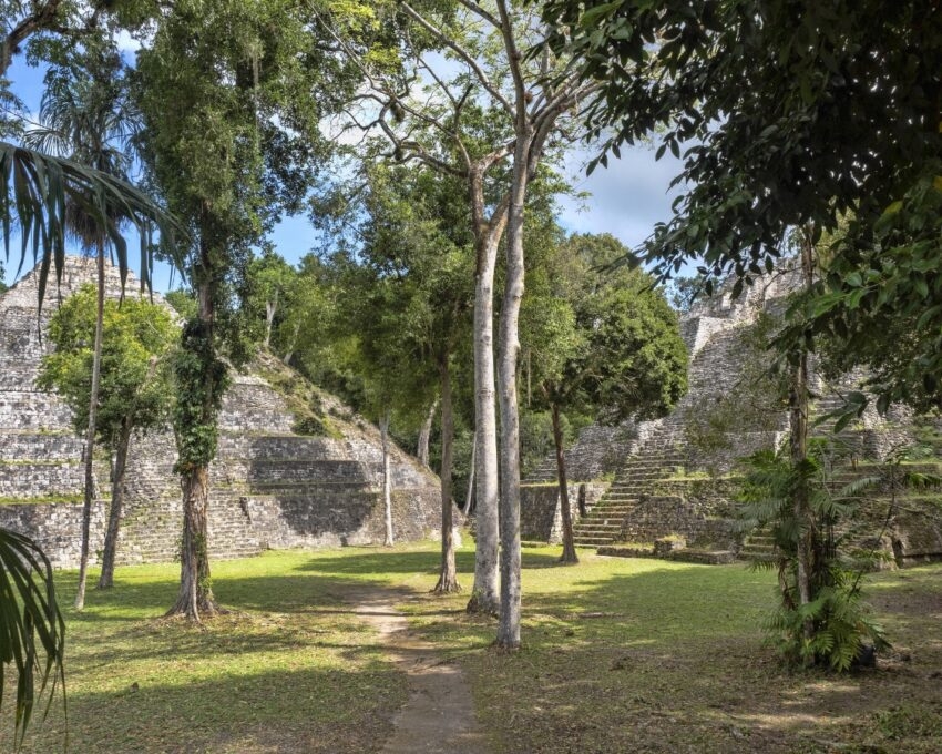 Yaxha Nakum Naranjo National Park, Mayan Archaeological Monument, Guatemala