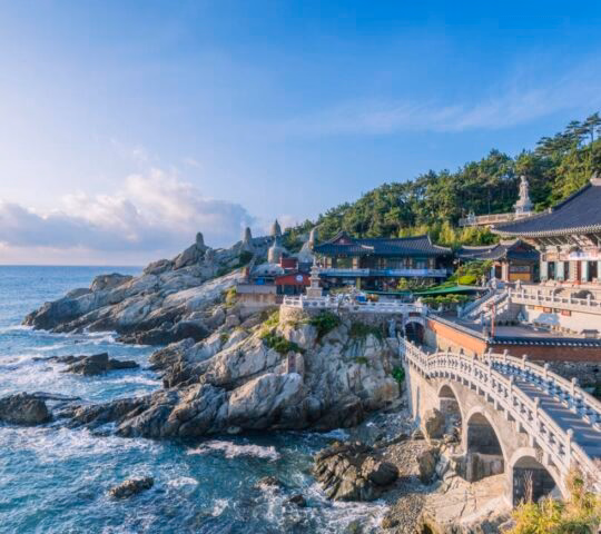 Haedong Yonggungsa Temple in Busan, South Korea.