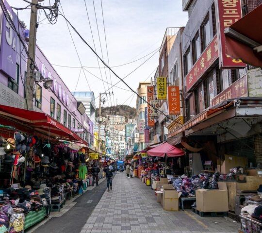 Gukje Market in Busan