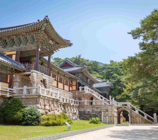 Bulguksa temple in Gyeongju, South Korea