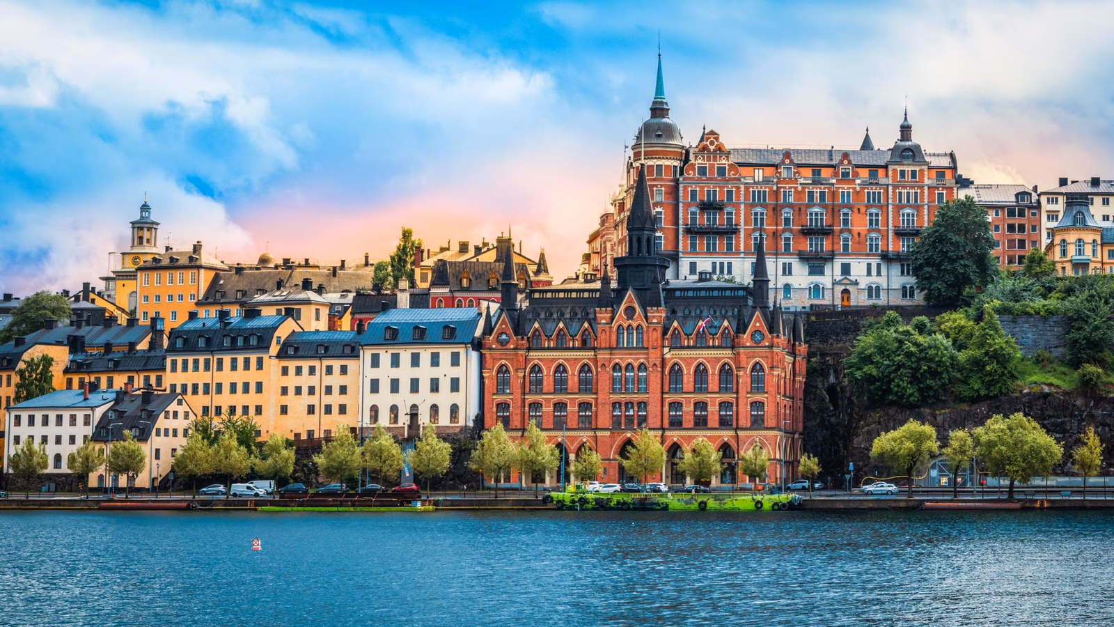 Stockholm Sweden old town. Sodermalm district.