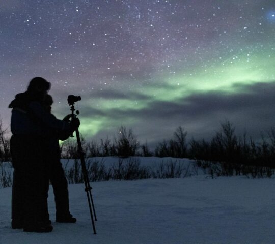 northern lights photography session