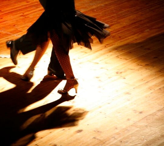 A couple performing the tango in Buenos Aires, Argentina
