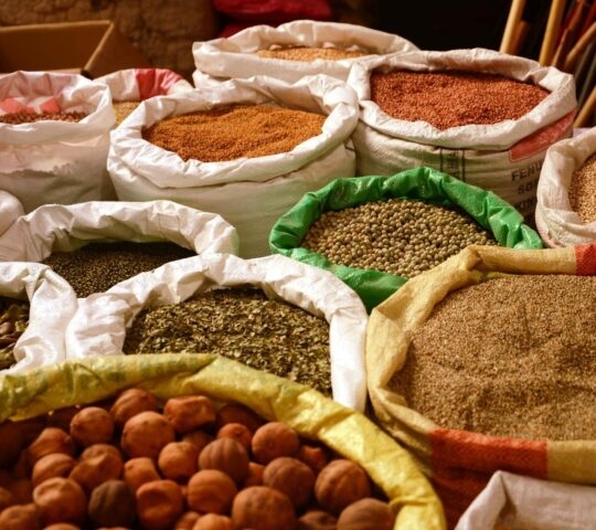 Spices on sale at Nizwa Souk in Oman