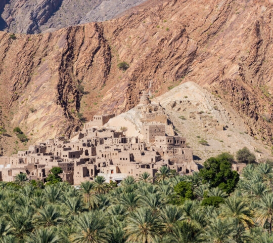 The abandoned village of Birkat Al Mauz in Oman
