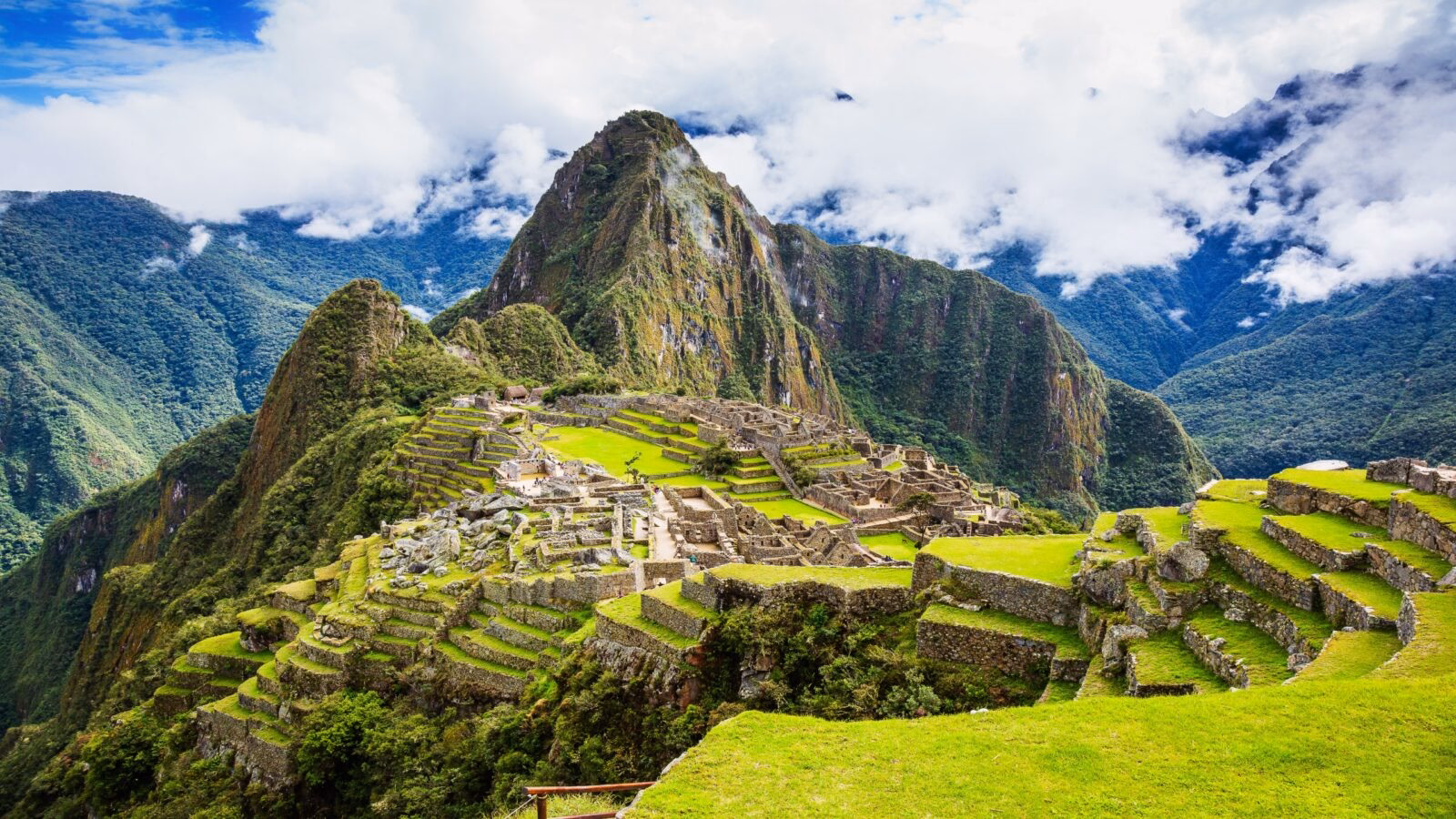Machu Picchu, Peru. UNESCO World Heritage Site. One of the New Seven Wonders of the World.