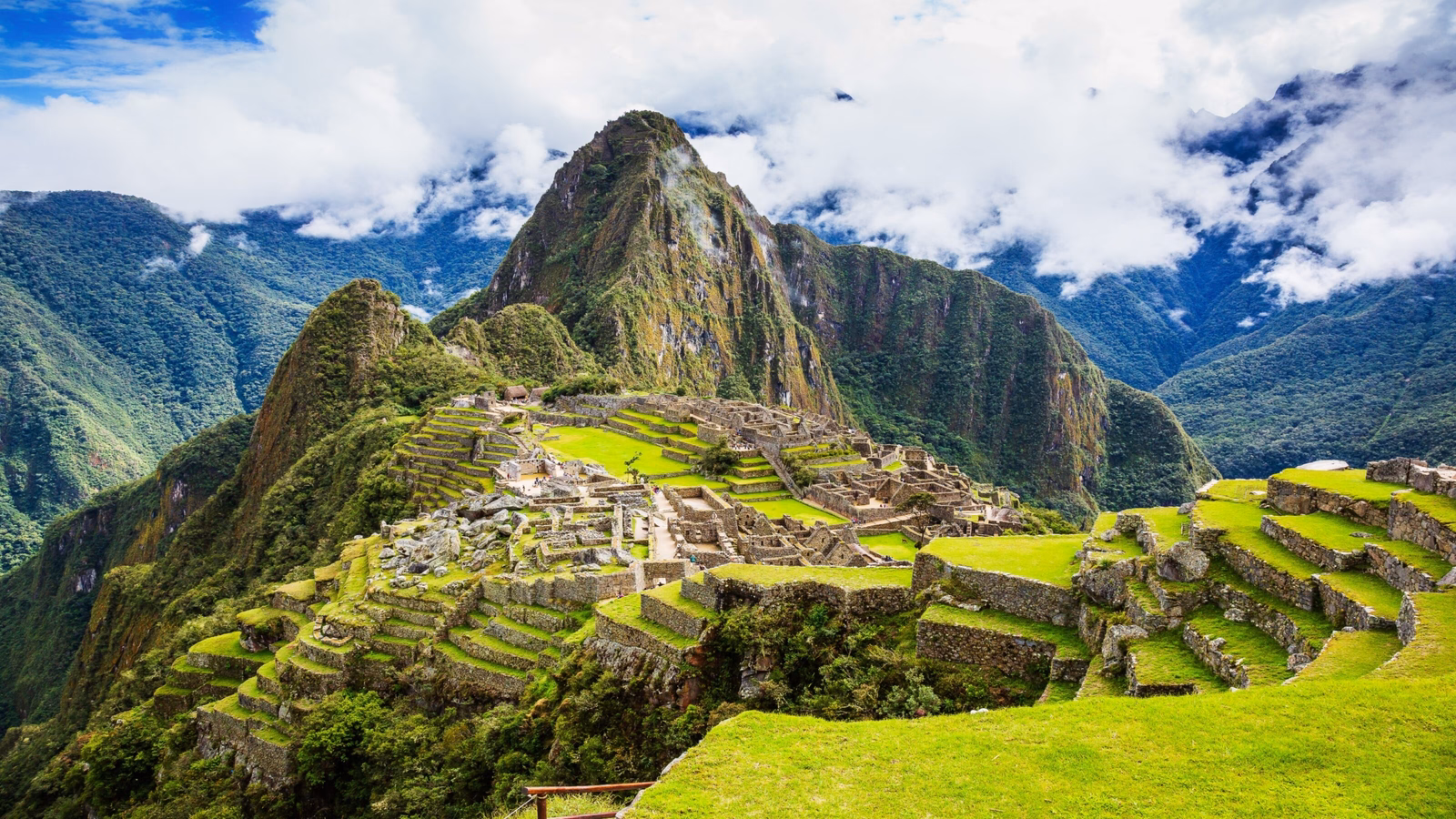 Machu Picchu, Peru. UNESCO World Heritage Site. One of the New Seven Wonders of the World.