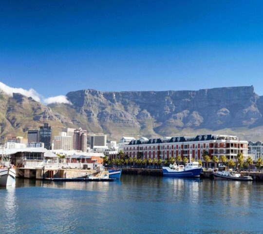 Cape Town waterfront with Table Mountain in the background