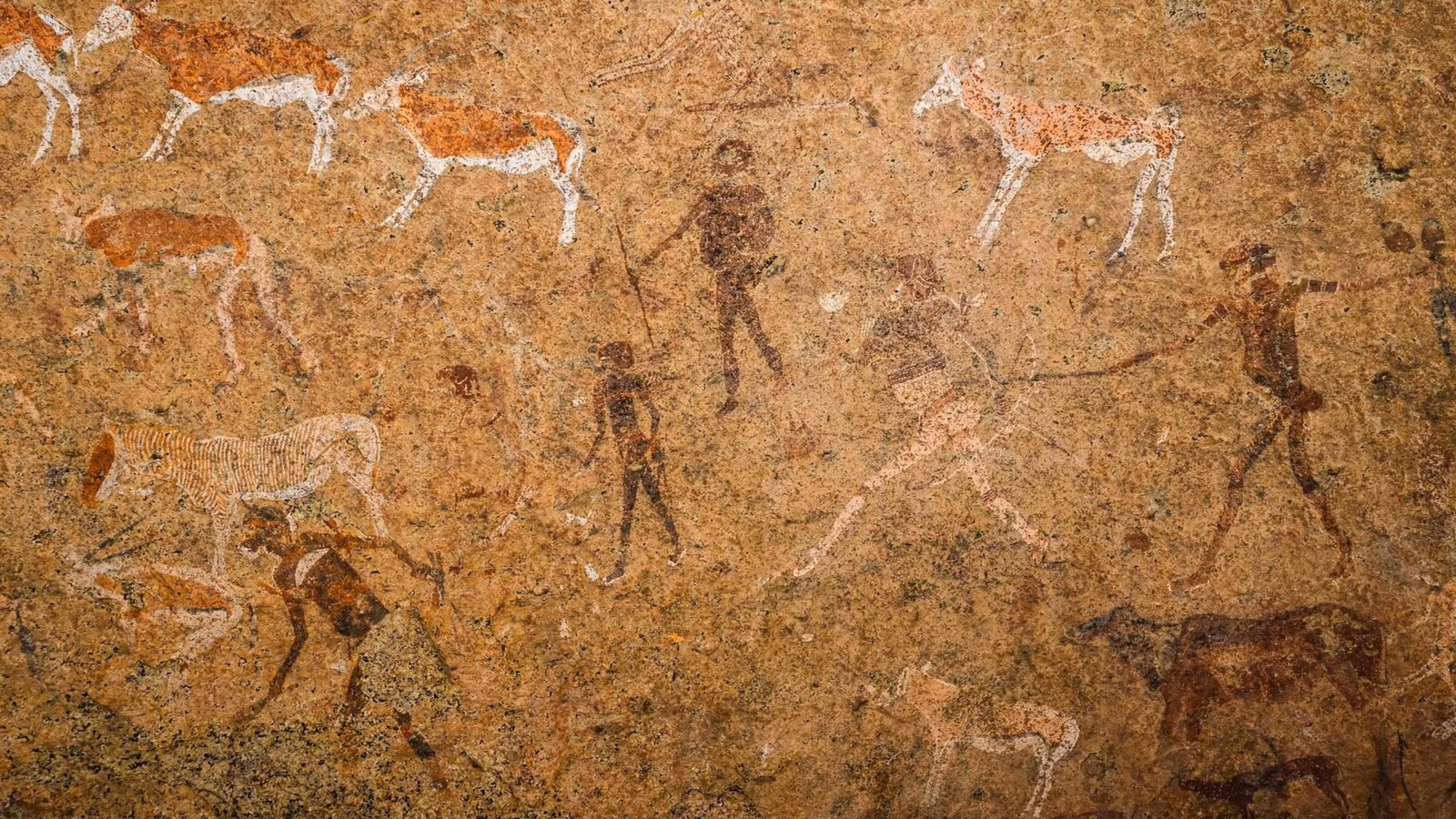White Lady of Brandberg Cave Painting Damaraland, Namibia