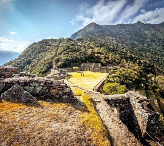 The Choquequirao Inca ruins in Peru