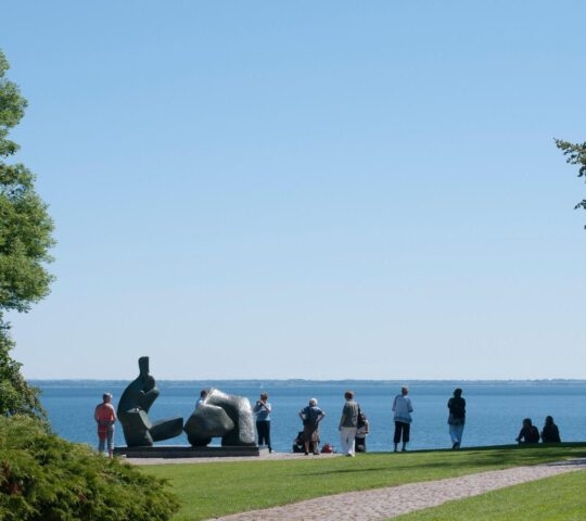 An outdoor sculpture at the Louisiana Museum of Modern Art