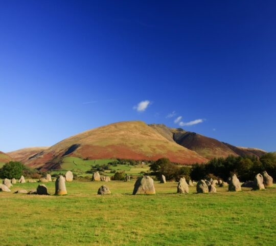 Castlerigg Stone Circle in the English Lake District National Park