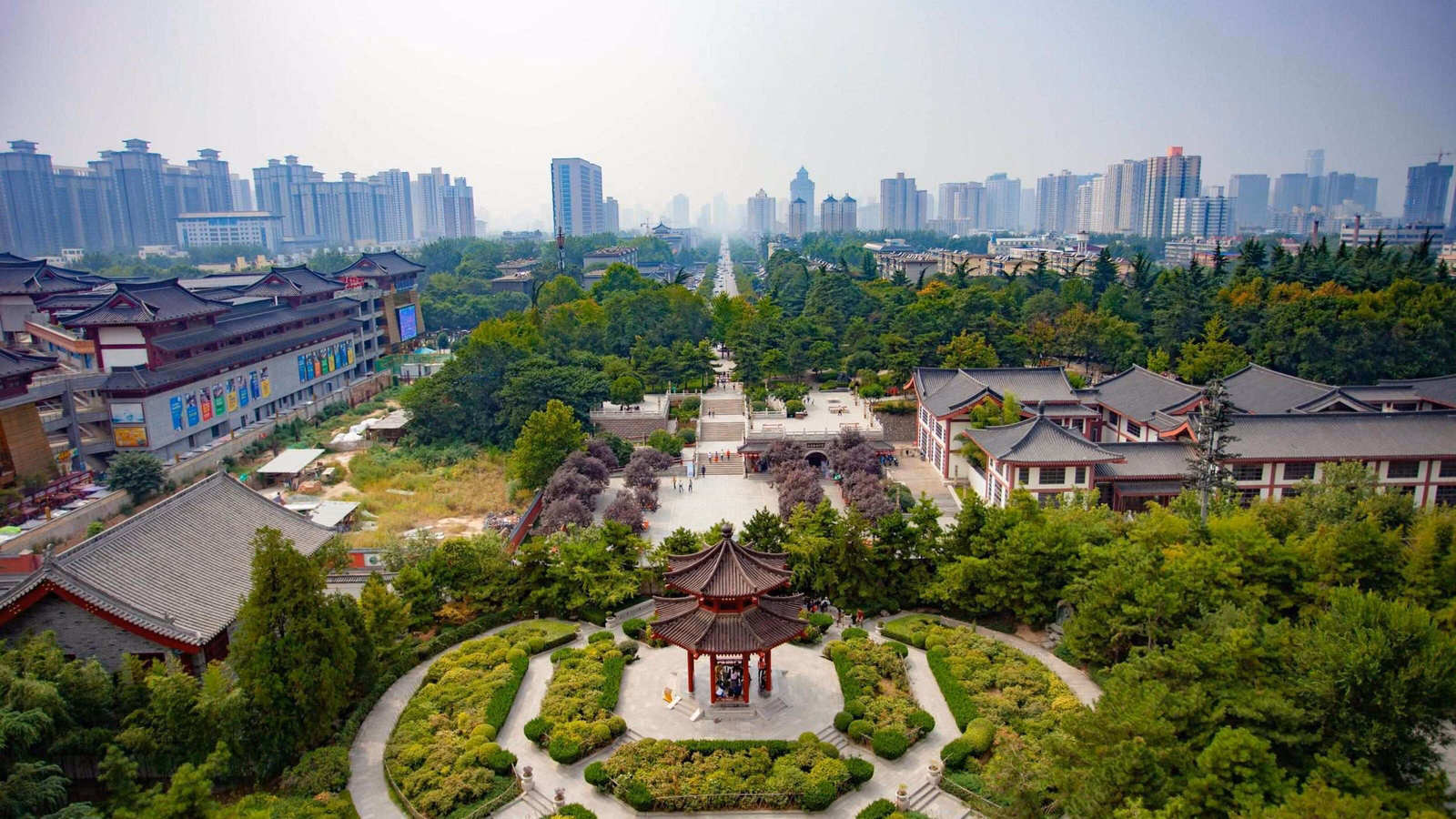 The Xi'an cityscape in China