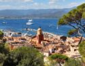 View of Saint Tropez harbour on the French Riviera