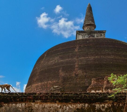 Polonnaruwa temple in Sri Lanka