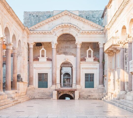 Diocletian's Palace in Split, Croatia.