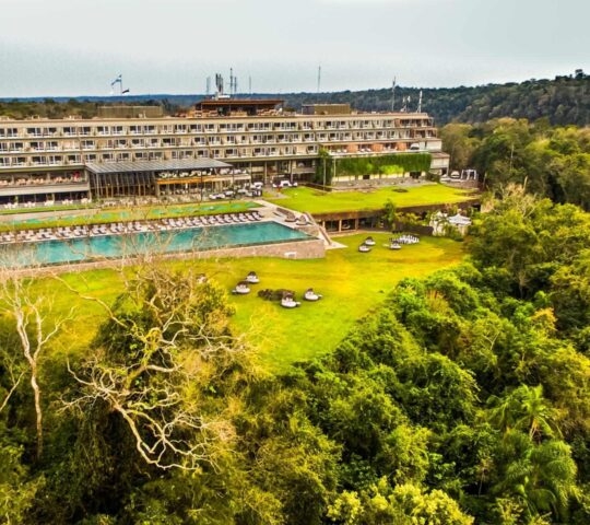 Aerial view showing Gran Melia Iguazu hotel and surrounding area