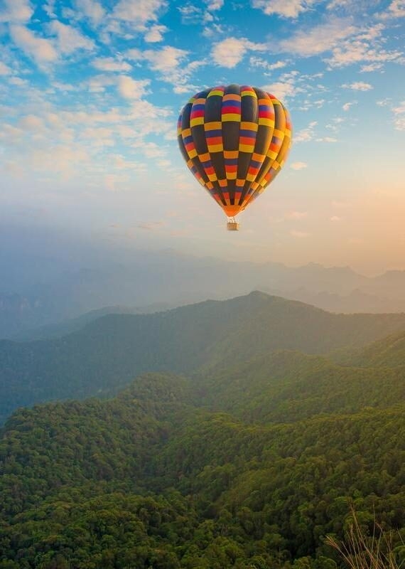 Hot air balloon in Chiang Mai Thailand