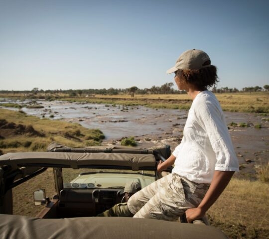 Game drive in the Serengeti