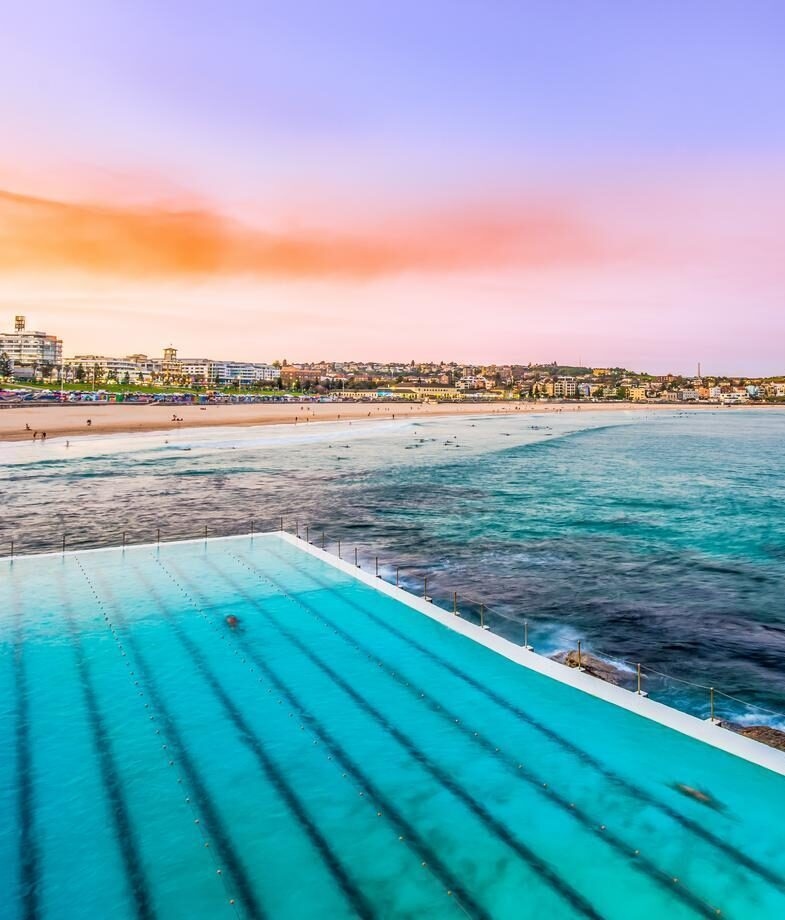 Vineyards in the Barossa Valley, and sunrise at Bondi Beach