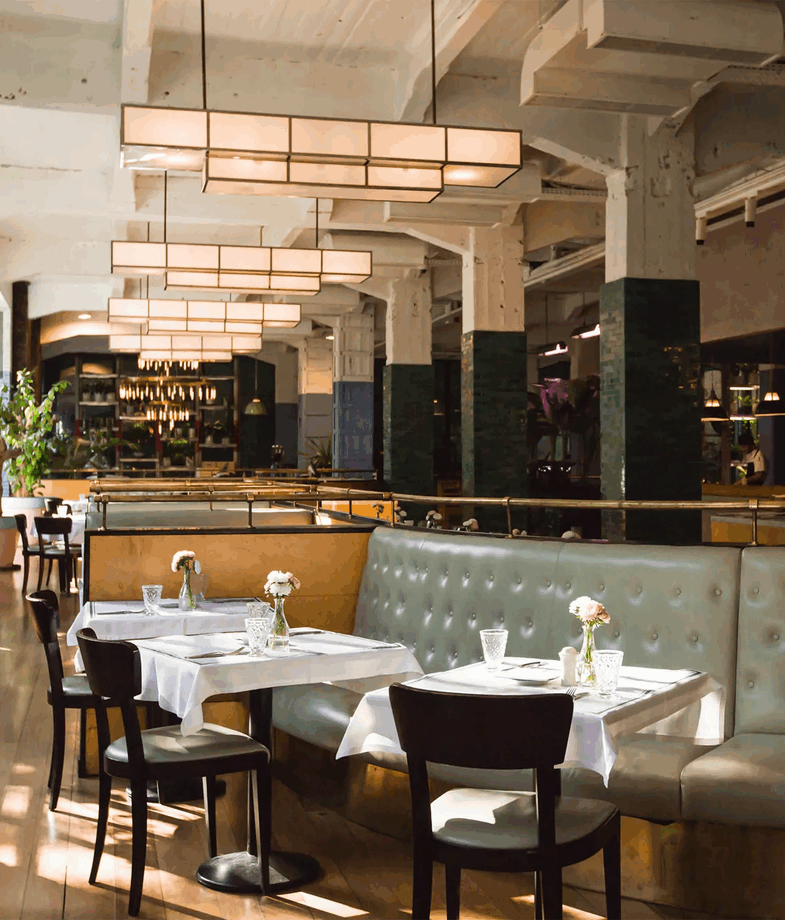 The stylish interior of Stamba Hotel in Tbilisi and the vineyard-surrounded estate of Herdade da Malhadinha Nova in Alentejo region.