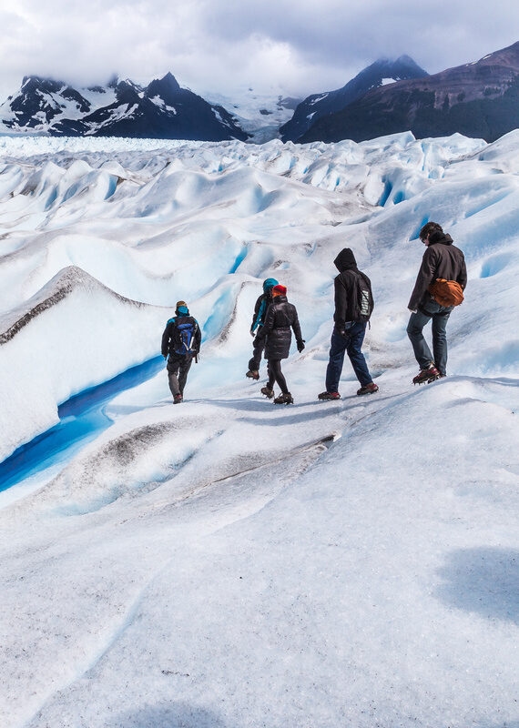 Trekking the Perito Moreno glacier in Argentina