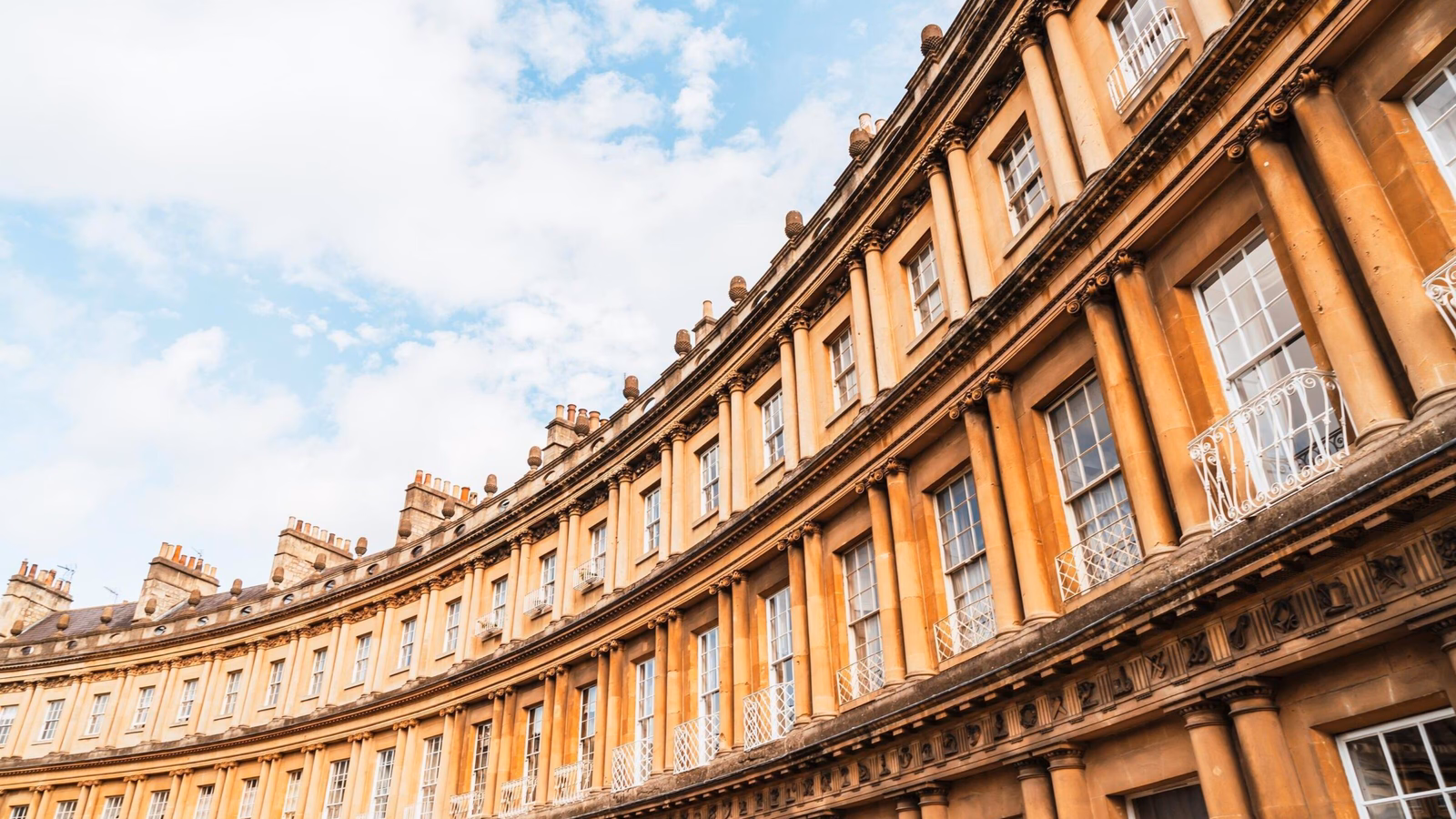 Historic houses in the Circus, Bath