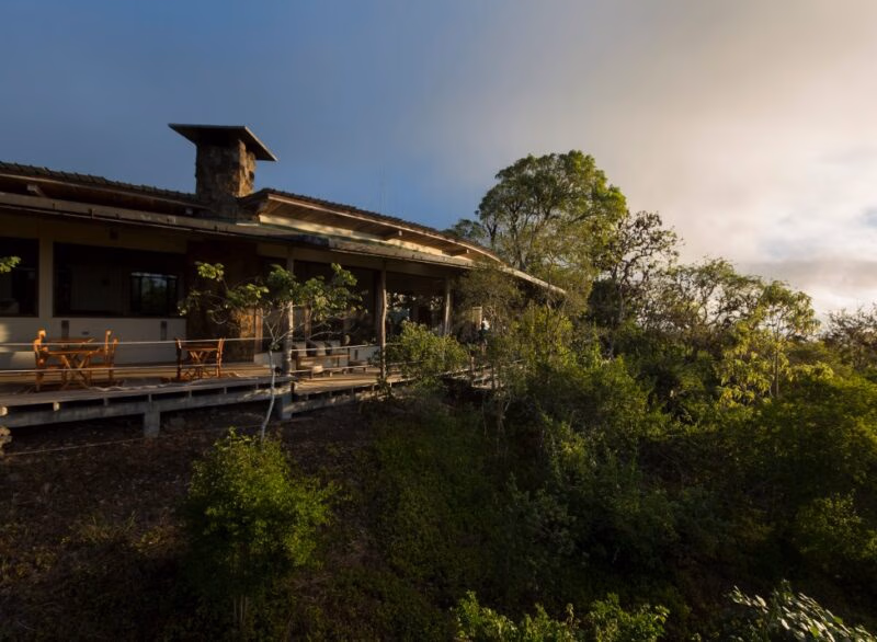 Galápagos Safari Camp's main lodge.