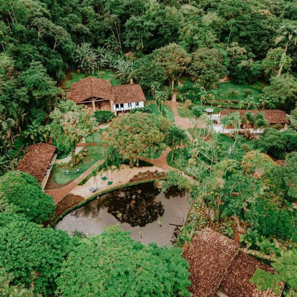 Aerial view of Fazenda Bananal