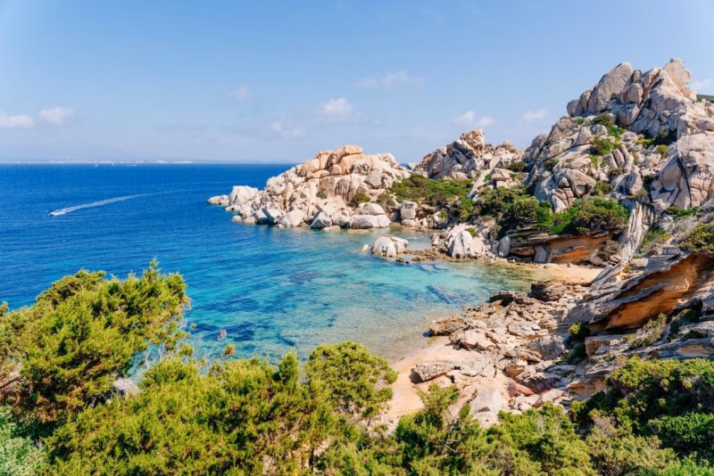 Luxury European Tours - The beautiful and peaceful Cala Spinosa, Sardinia