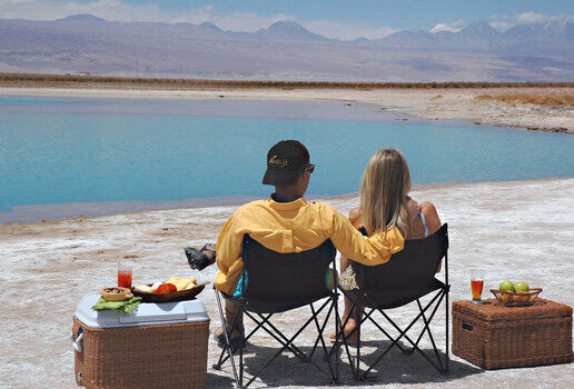 A boat trip into the mist at Brazil’s Iguazú Falls, peaceful vineyards beneath Argentina’s snow-capped Aconcagua and a romantic picnic beside Chile’s otherworldly Atacama lagoons.