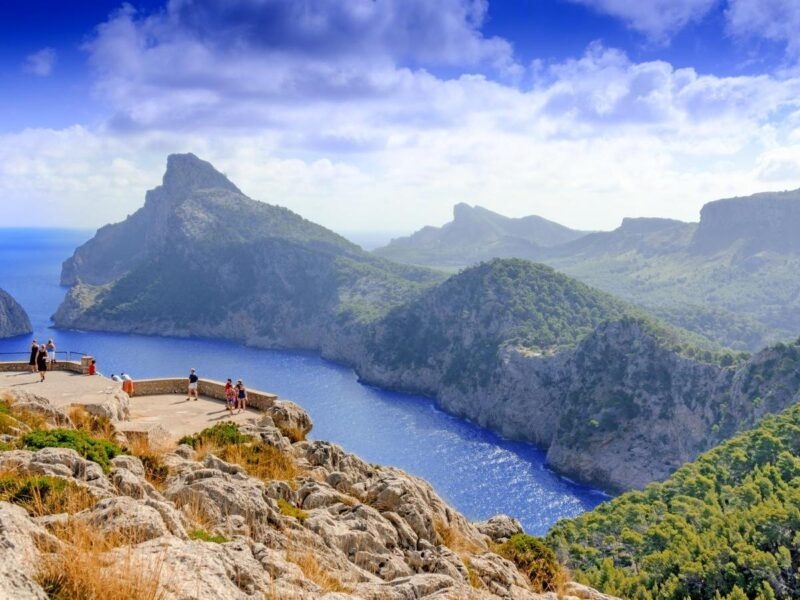 Views from Formentor after hiking
