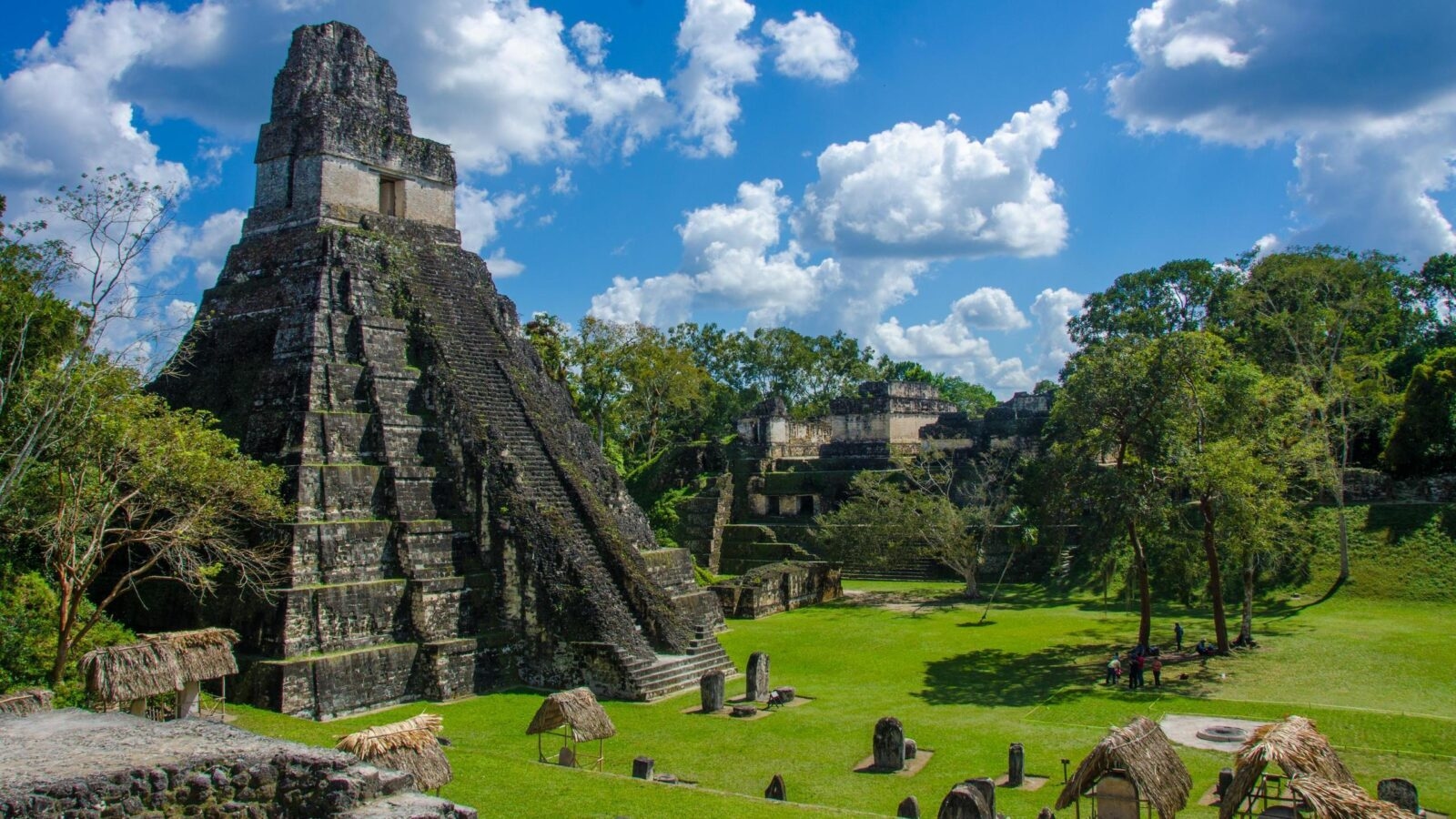 Tikal Ruins and pyramids in Guatemala