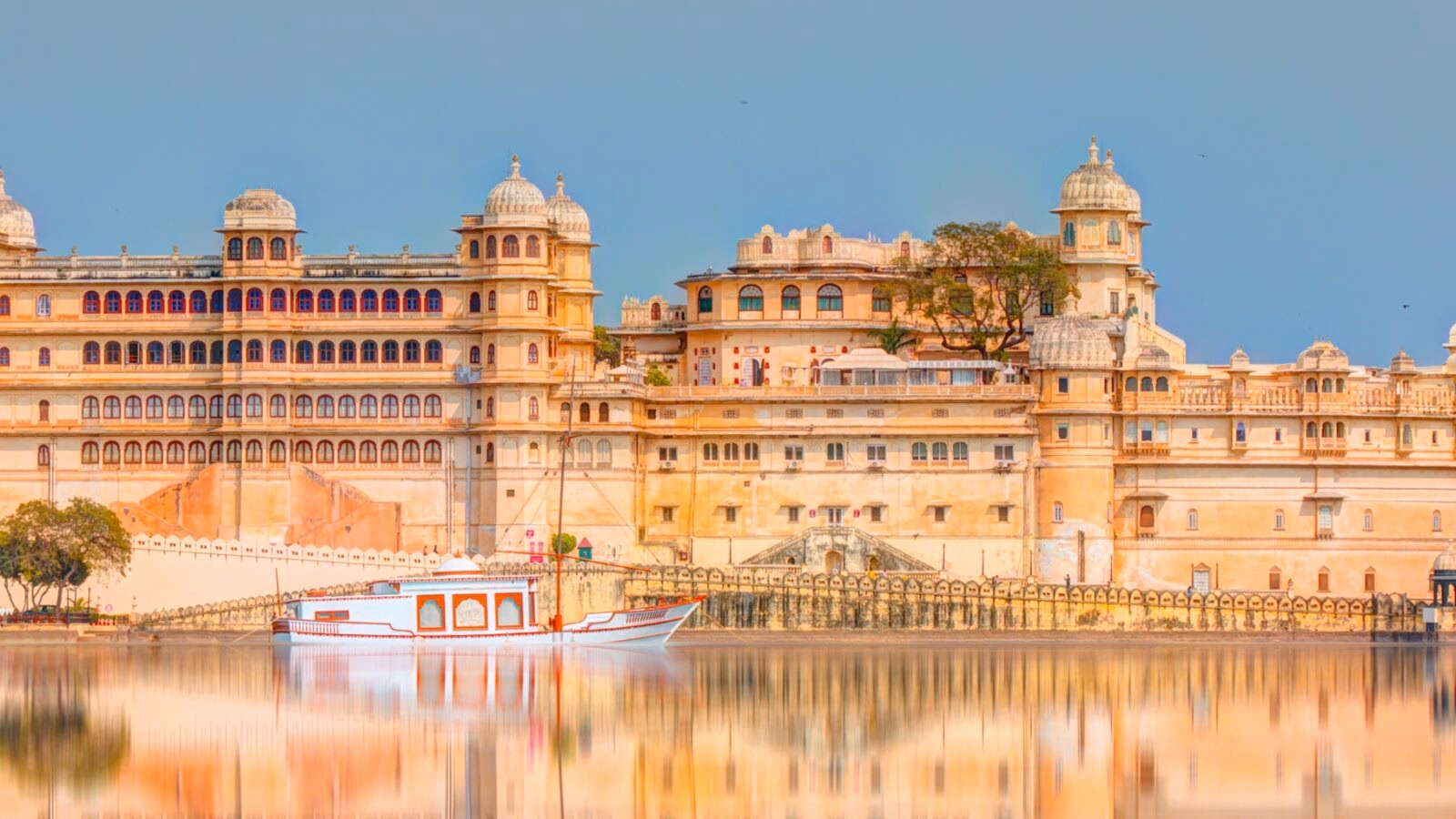 Udaipur City Palace from Lake Pichola. Udaipur, Rajasthan, India by muratart
