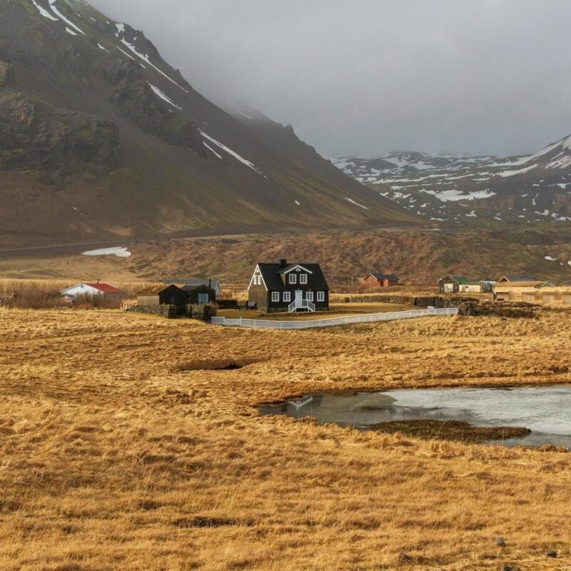 beautiful landscape Iceland to completely disconnect