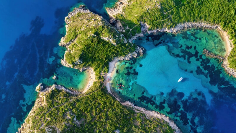 Private Greek island tour in clear sands and turquoise waters