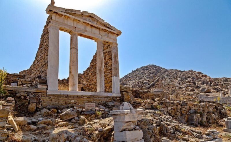 Temple of Isis Ruins Delos