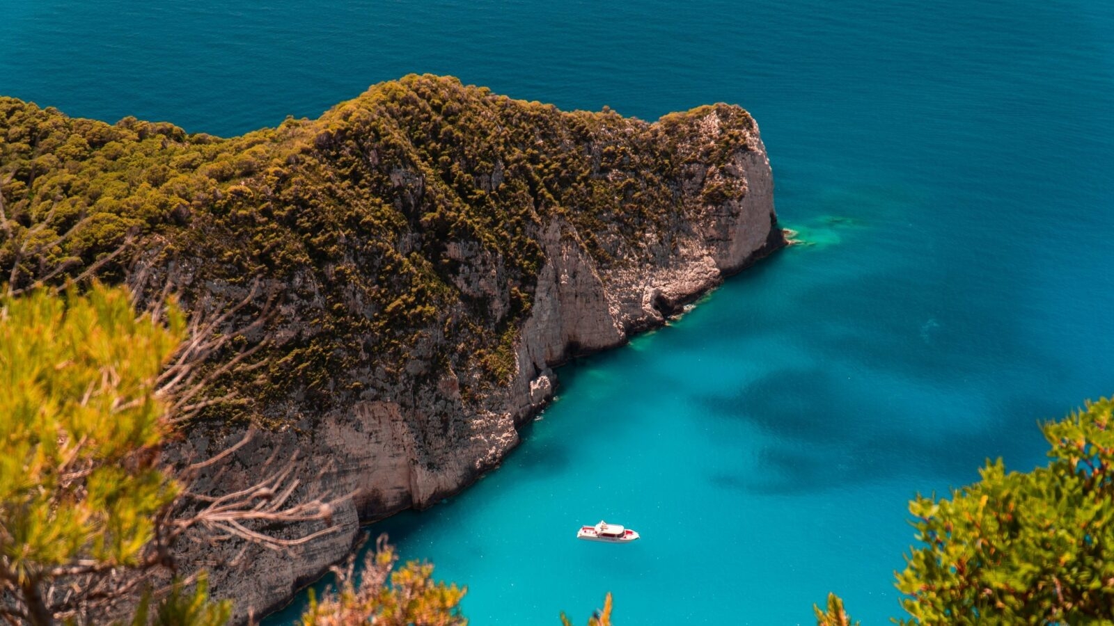Private cove exploring Greek islands