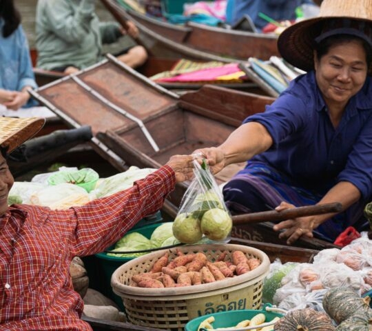 Khlong canal tour Thailand
